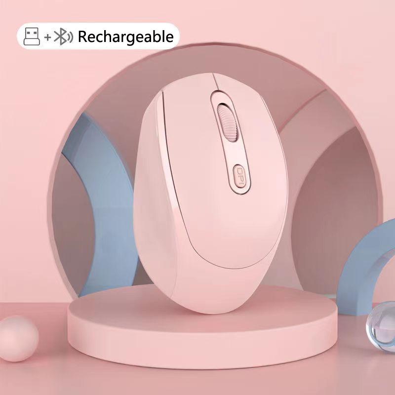 Drahtlose Maus 2,4G Bluetooth Ergonomische Optische PC Laptop Schnurlose Mäuse für Windows Computer Büro