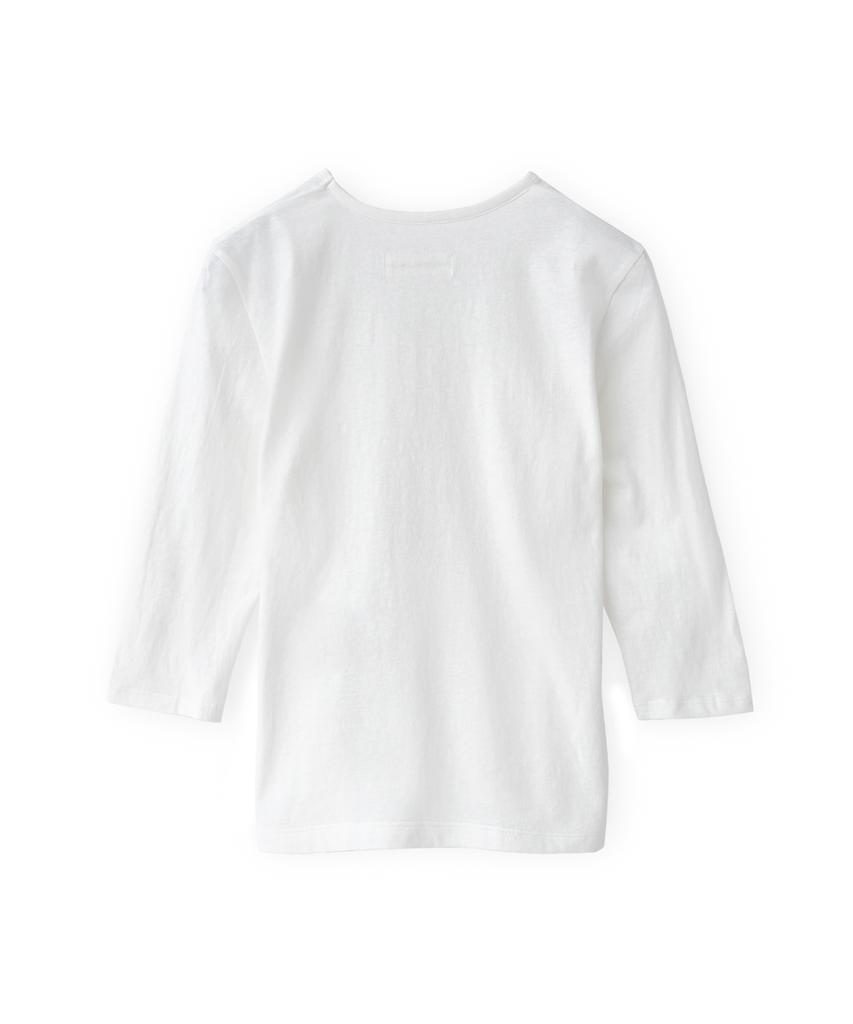 Beulaunyadeu W V-Neck 3/4 Sleeve, Ivory