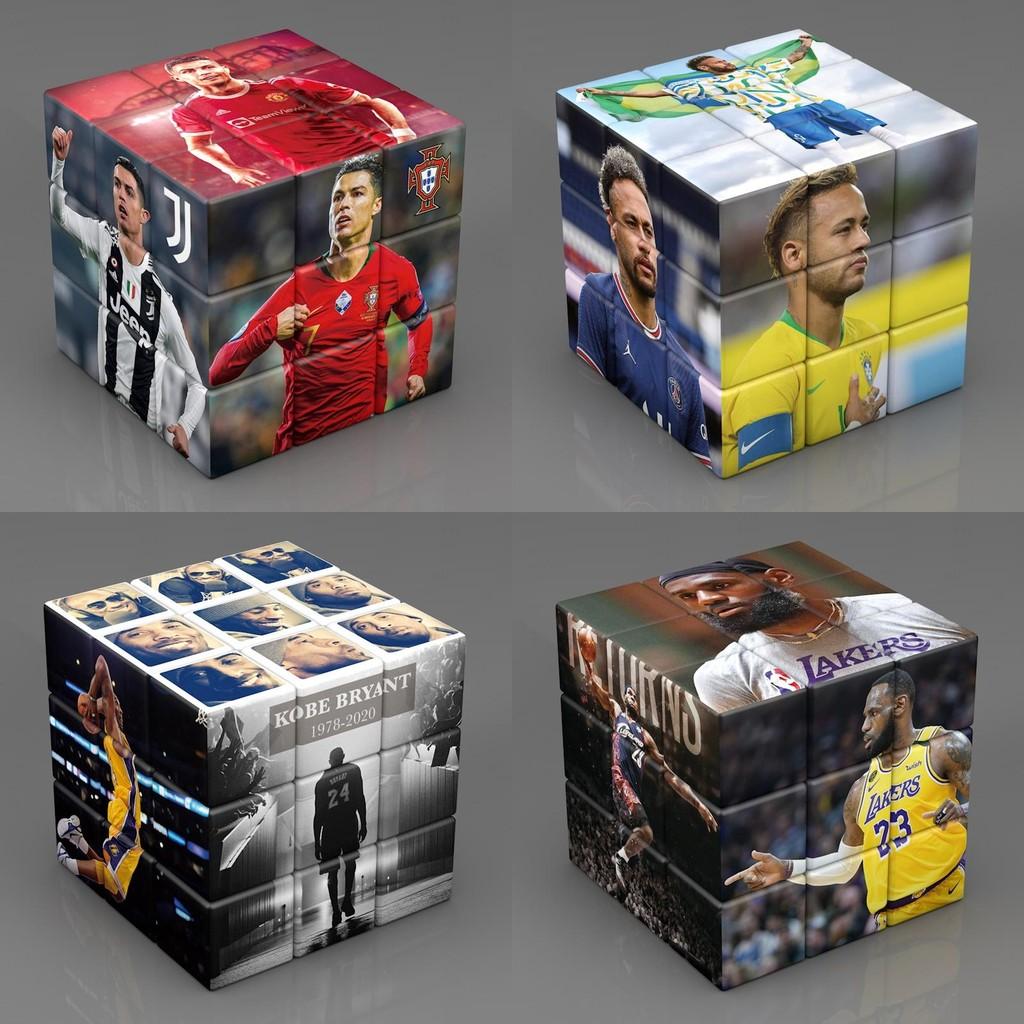 Unique Neymar Soccer Star Rubik's Cube Stylish 3x3 Puzzle Toy For Fans And Collectors