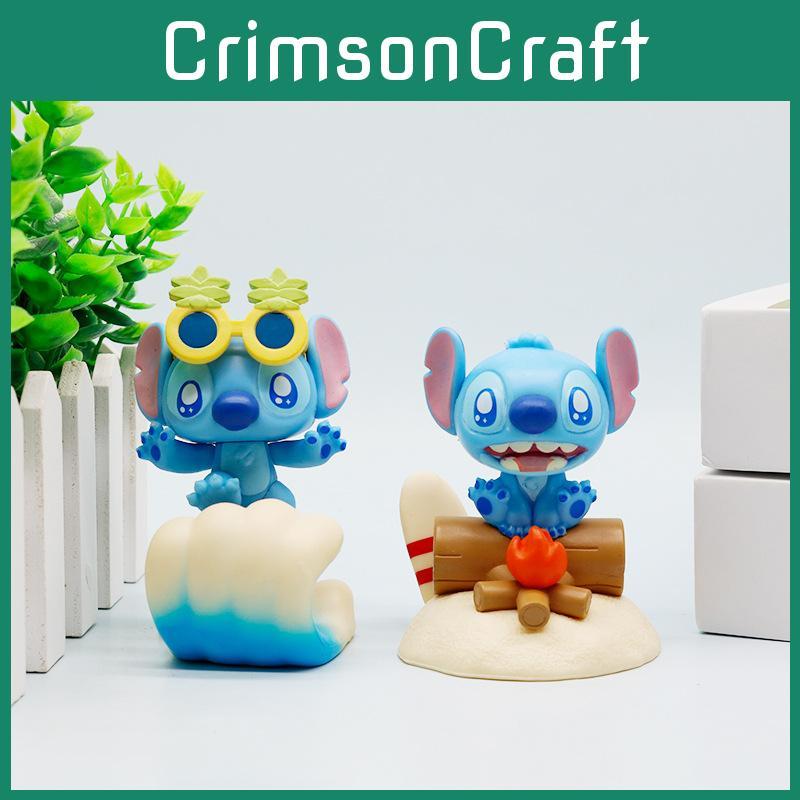 Beach Action Pvc Figures Model Toy Tabletop Decoration Cute Kids Gifts