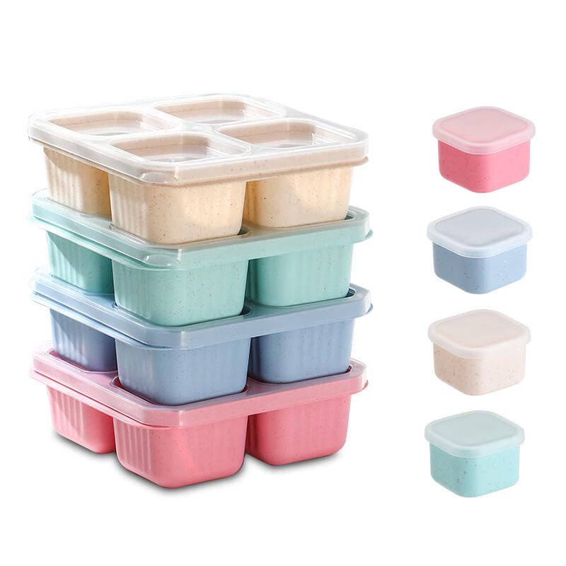 YUNLUAN Wheat Straw Partitioned Bento & Lunch Boxes