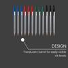 1.0mm Bold Point Ball Pen Ballpoint Pen Smooth Writing Multicolor Plastic Oil Pen for Office School Student Writing Gift