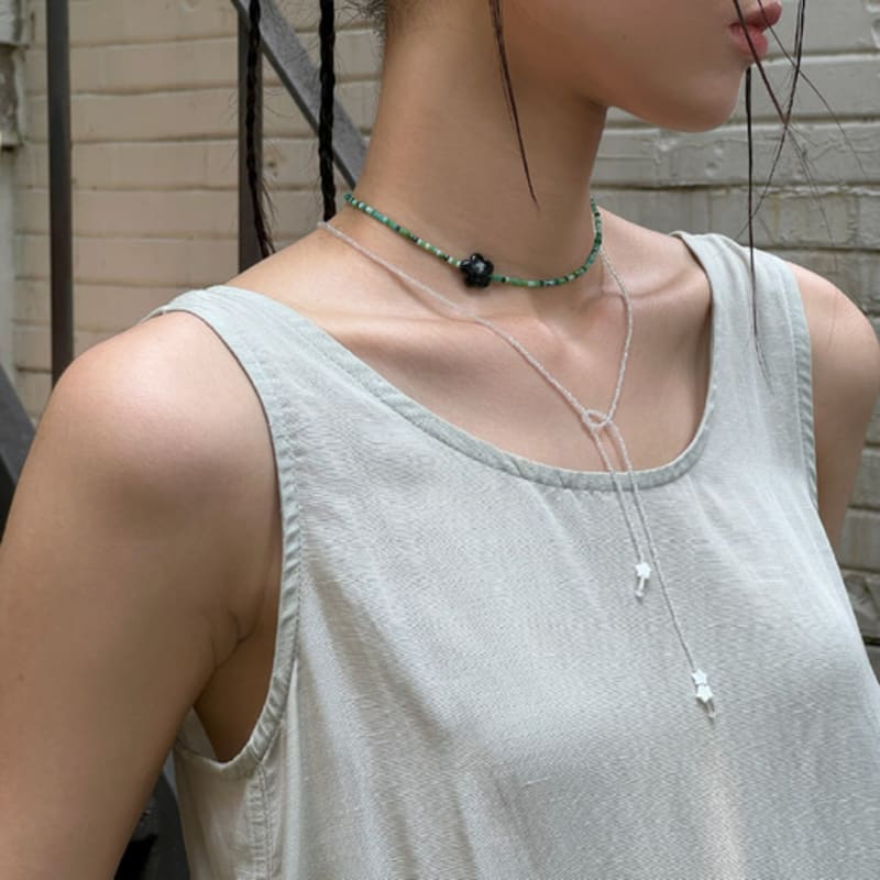 Metamic Maldives Beads Necklace (Palmtree)