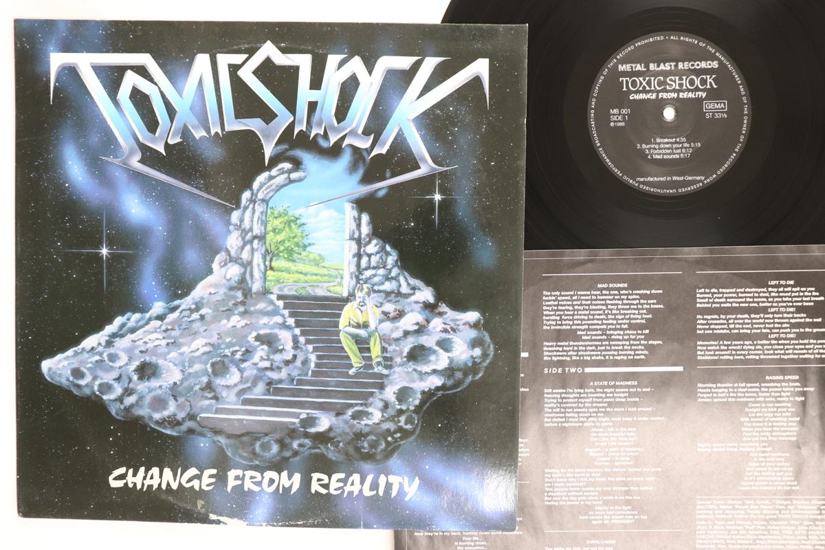 

LP Record TOXIC SHOCK Change From Reality MB001 METAL BLAST 1988 Germany Metal Used