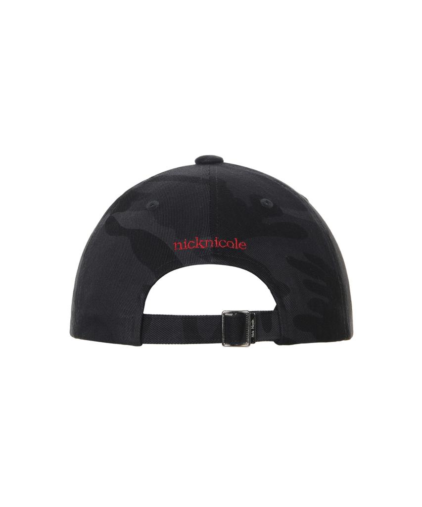 Nigaennikol Nn Dotcom Signature Ball Cap_Camo Black Red