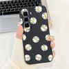For Infinix Hot 50 Pro+ Hot50 Pro Hot 50 Pro Plus 4G Phone Case Soft Silicone Back Cover Love Heart Girly Flower Painting Fundas