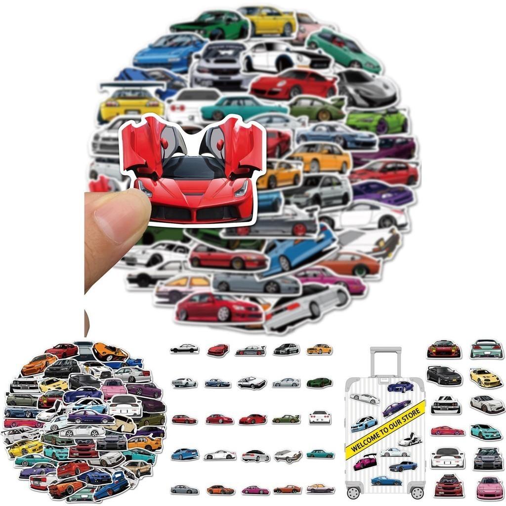 Colorful Cartoon Car Sticker Set Waterproof Decals For Cars Motorcycles Skateboards And Luggage Pack Of 100