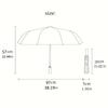 1 PC Automatic Folding Umbrella - Dinosaur Pattern, Portable & Foldable Design with 8 Ribs, Christmas Birthday Gifts
