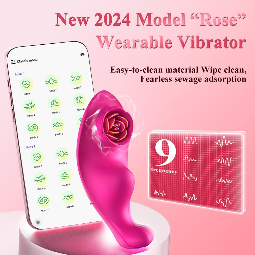 APP Control Wearable Vibrator for Women Clitoral Stimulator Massage Female Masturbator Adults Panties Vibrating Couples Sex Toys