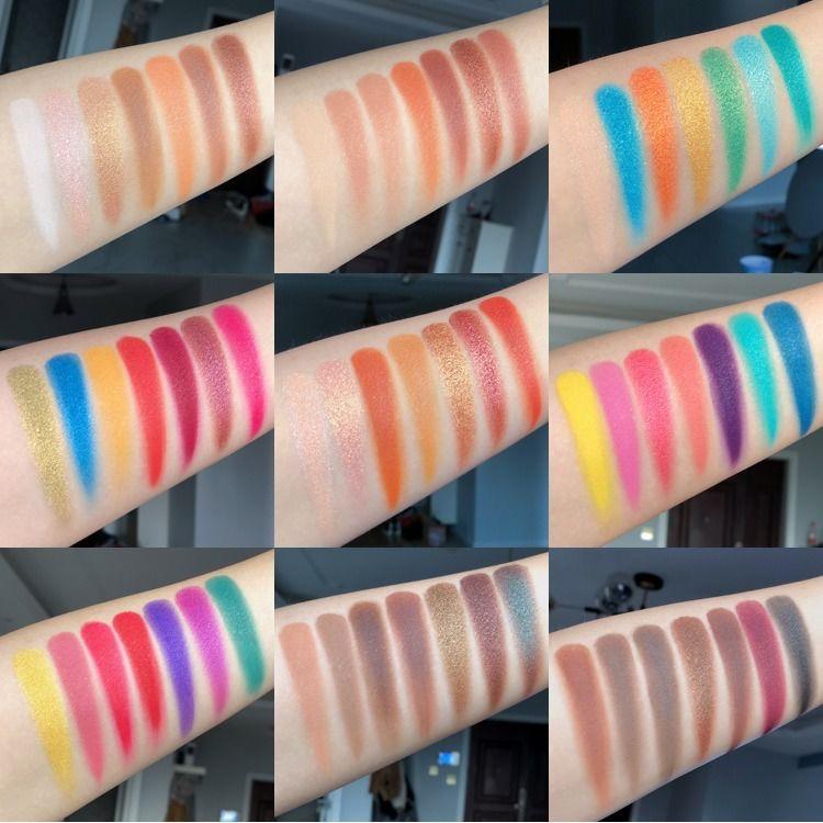 Genuine Beauty 63-Color Double-Door Eyeshadow Palette - Shimmer & Matte for Students and Stage Makeup.