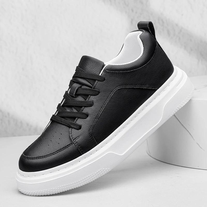 Genuine Leather Mens Casual Shoes New Design Sneakers Summer Sports Skateboard Footwear Outdoor Luxury Tenis Masculino Trainers