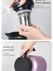 Large Capacity Titanium-Coated Stainless Steel Insulated Teapot with Portable Handle and Tea Infuser