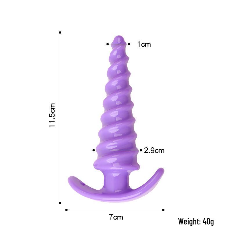 Unisex Large Anal Beads Plug - Self-Pleasing Rear Entry Toy