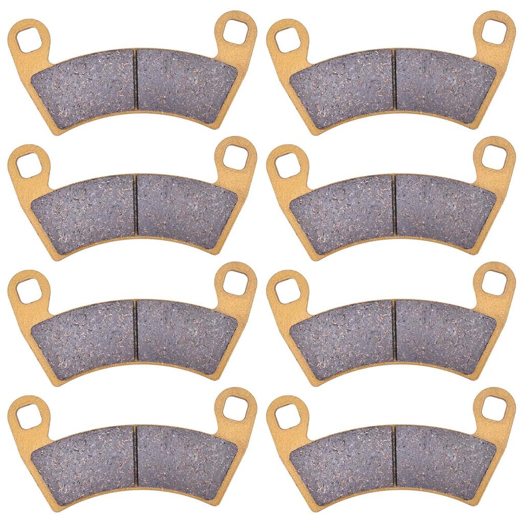 Front & Rear Brake Pad Set Ceramic for Polaris General XP 1000 / General 4 1000 /RZR 4 900 / RZR S 4 1000 900 /Ranger XP 1000/
