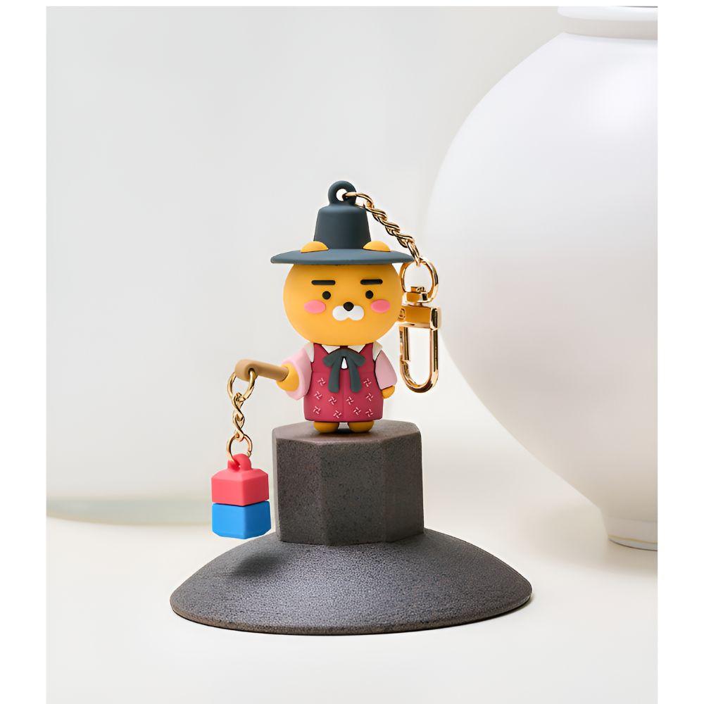 Koreanischer Traditioneller Schlüsselanhänger Ryan Puppe Schlüsselanhänger Mini Figur Niedlich K-Stil