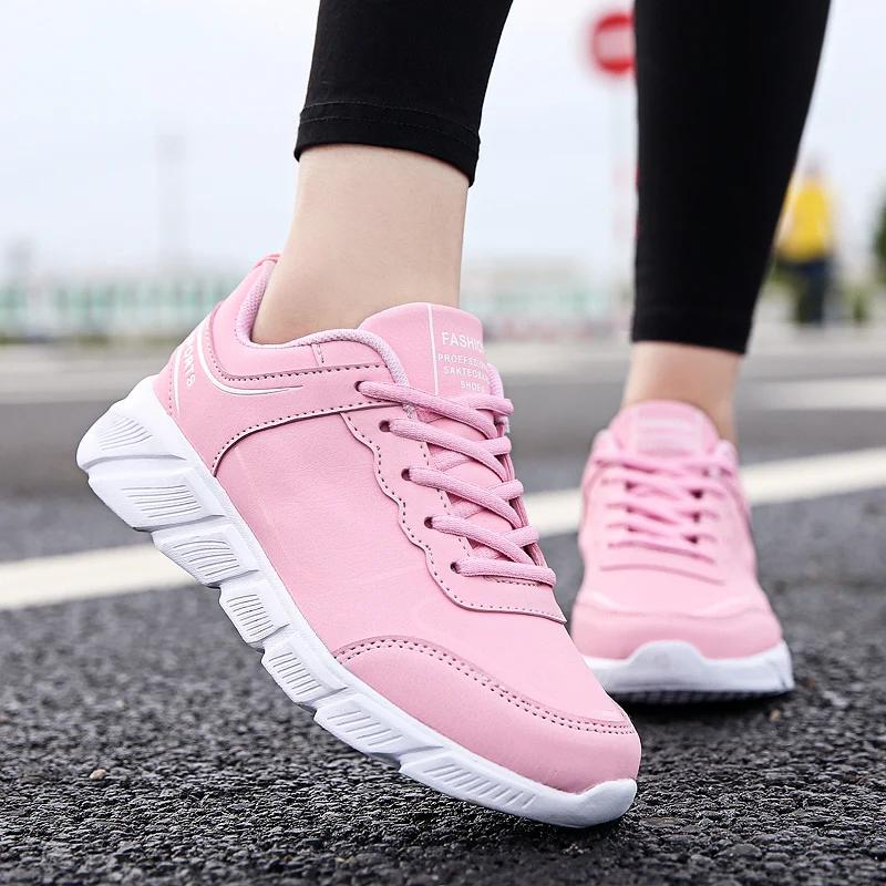 Women Sneakers Running Sport Shoes Air Mesh Breathable Soft Light Female Walking Jogging Basket Femme Basket Enfant Fille 35-41