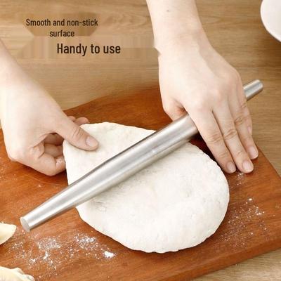 Abay Stainless Steel Rolling Pin for Dumplings