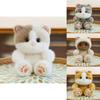 Siamese Cat Plush Toy With Pp Cotton Filling For Gift And Collection