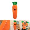 Charming Carrot Plush Pillow Snuggly Cuddle Doll Adorable Soft Bed Plushie