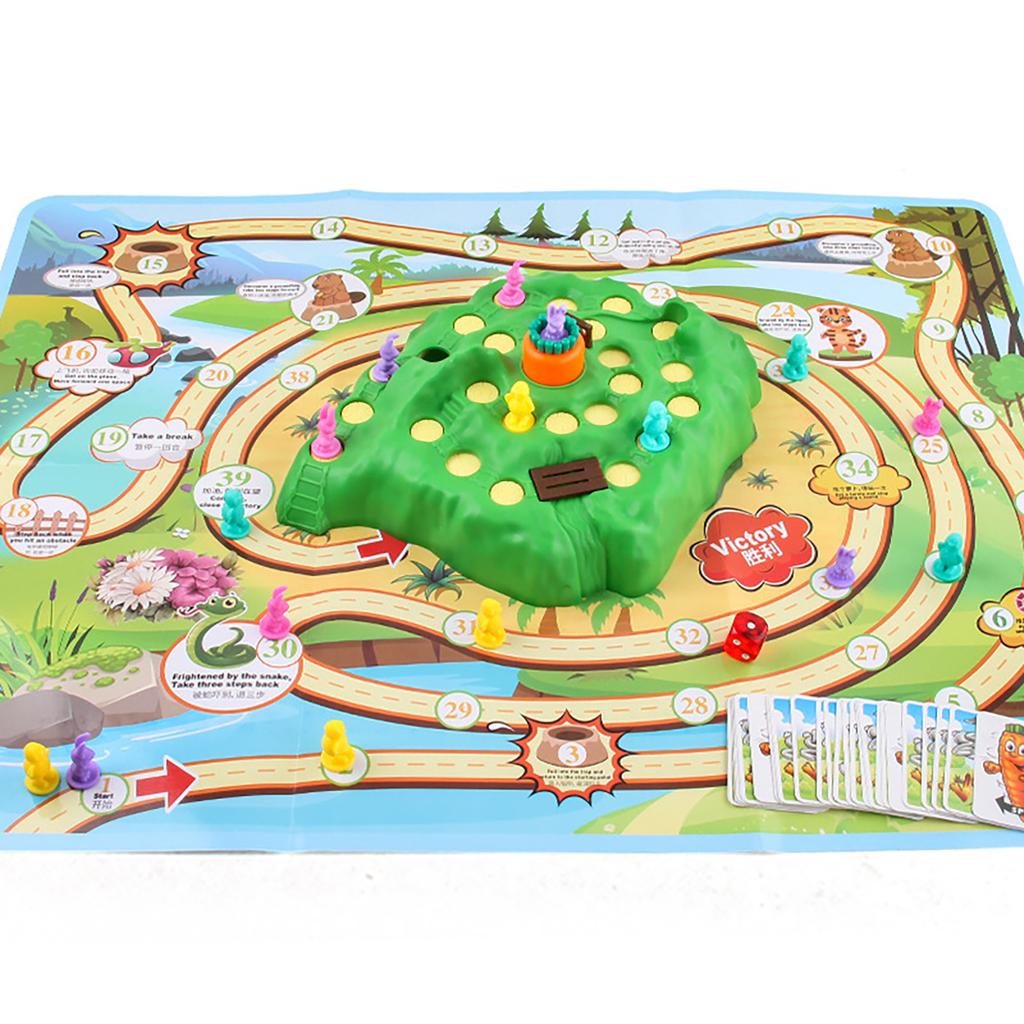 Children'S Desktop Toy Turtle Rabbit Race Competition Parent-Child Interactive Challenge Game