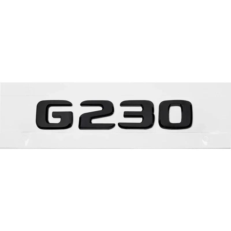 QGP3 3D Letters Car Tail Box Emblem Rear Trunk Sticker Badge for Mercedes Benz G36 G63 G65 G200 G230 G300 G350 G500 G550 G Class