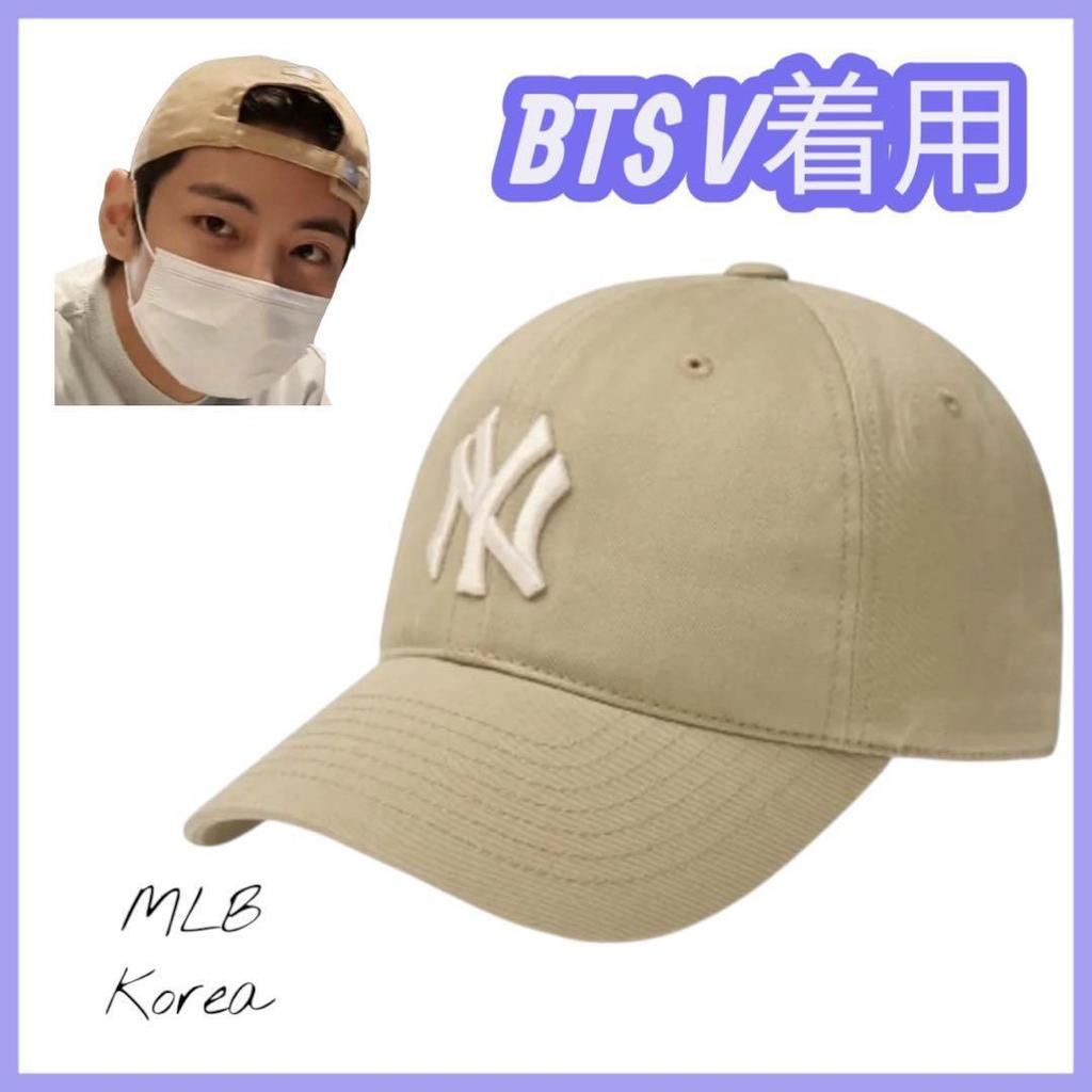 [USED] MLB Korea BTS V Wears NY Yankees Cap