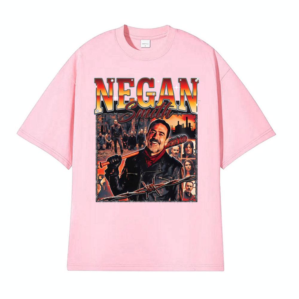 Negan Smith Unisex Funny Graphic Tee Shirt Unisex Women Fashion Classic Summer Tshirt High Quality Casual Oversized Loose T Shirts