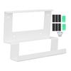 2 In 1 Router Mount for Gen 3 Power Supply Bracket Alloy Steel Mesh Router Mounting Kit for Home RV Boat Office