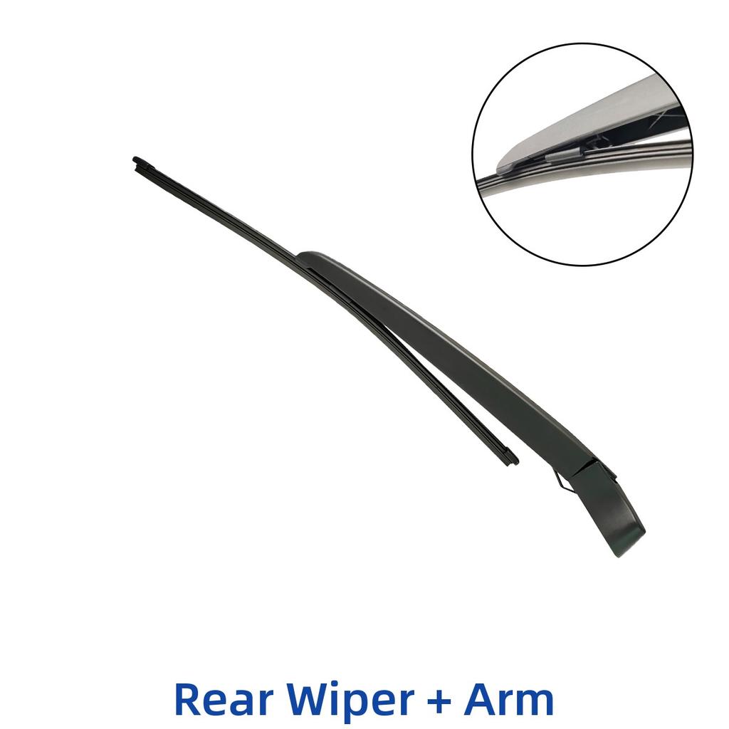 15" 380mm Rear Wiper Blade & Arm Set Kit For BMW X5(E70) Hatchback 2006-2011 Windshield Windscreen Tailgate Window Rain Brush