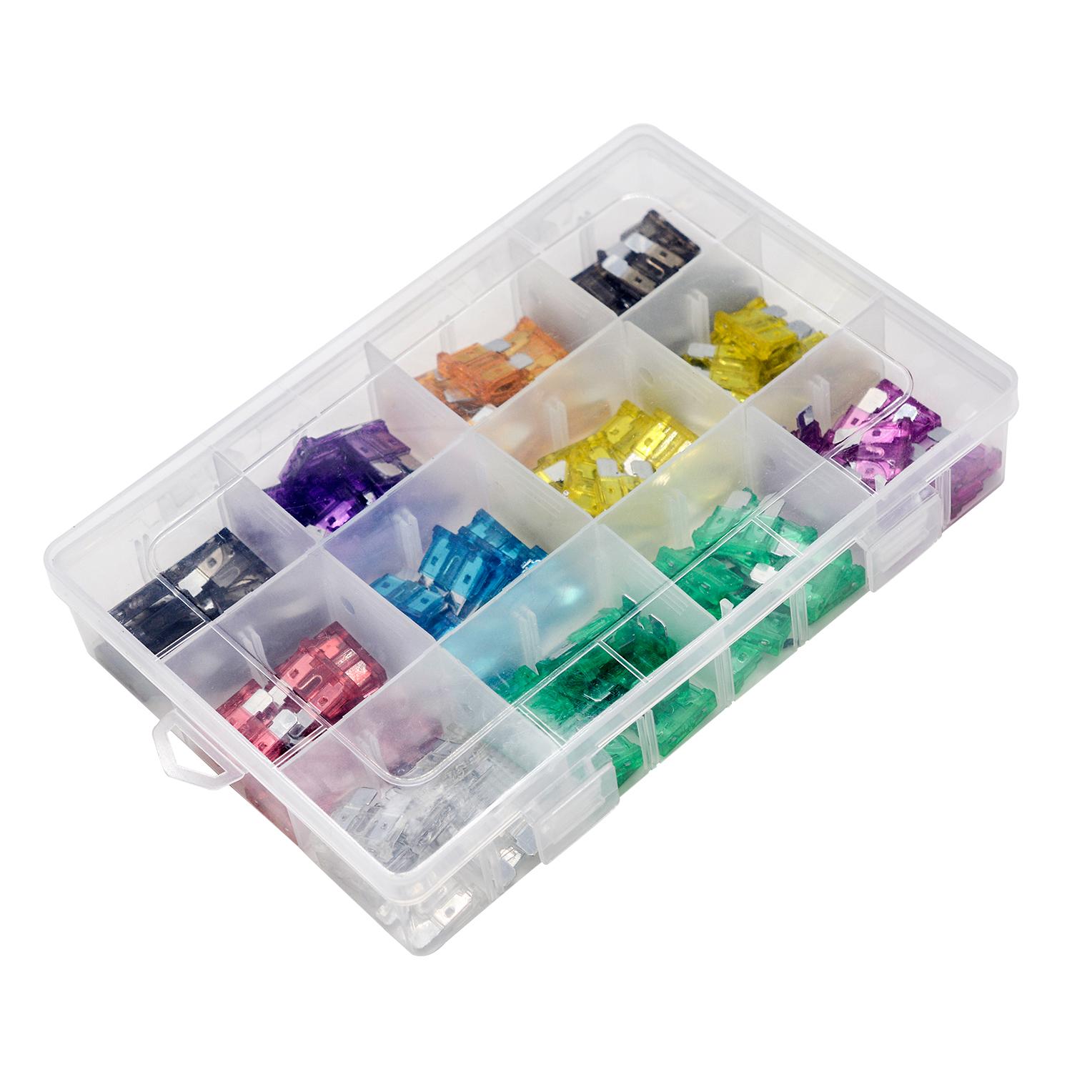 

120 шт. мини-предохранители лезвия для автомобилей, лодок, грузовиков, набор предохранителей 2A 3A 5A 7.5A 10A 15A 25A 35A Package:19.3*13.3*3.6cm