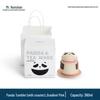 Panda Gradient Pink Ceramic Tea Mug with Filter