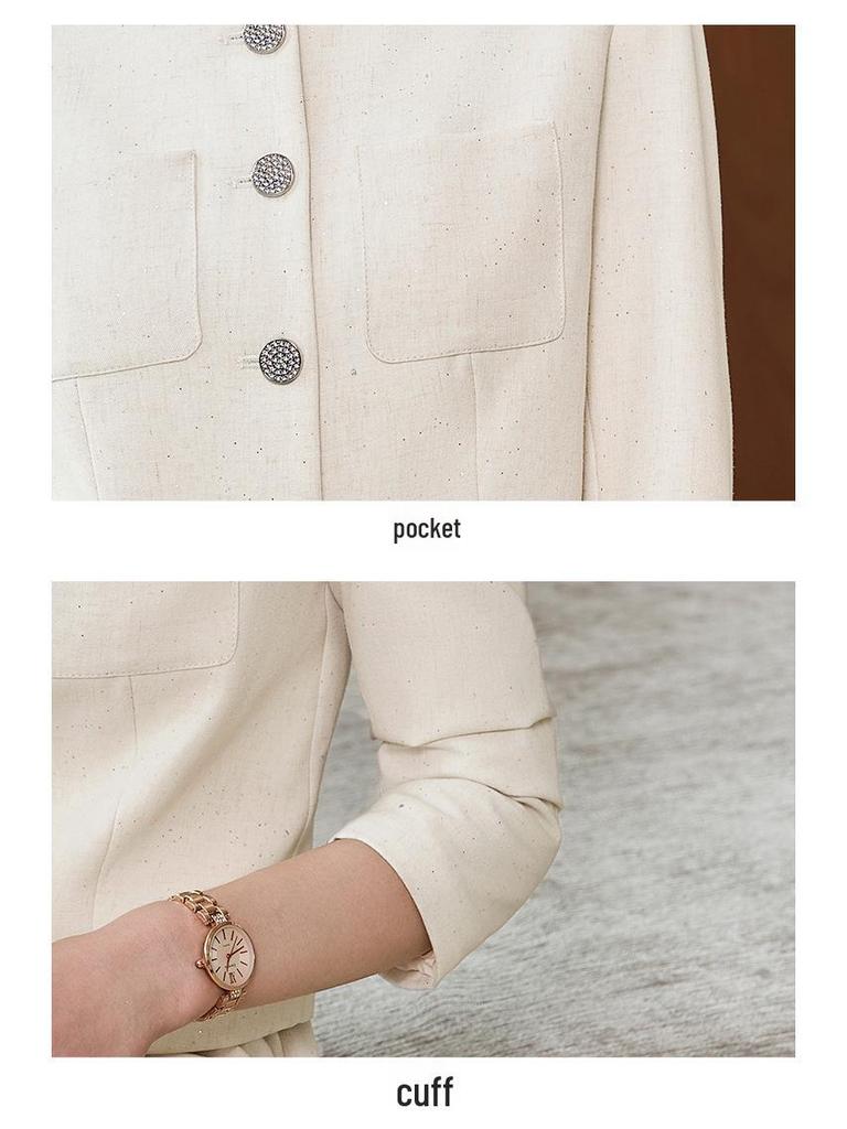 Women's Professional Suit Set for Medical, Beauty, and Office Reception.