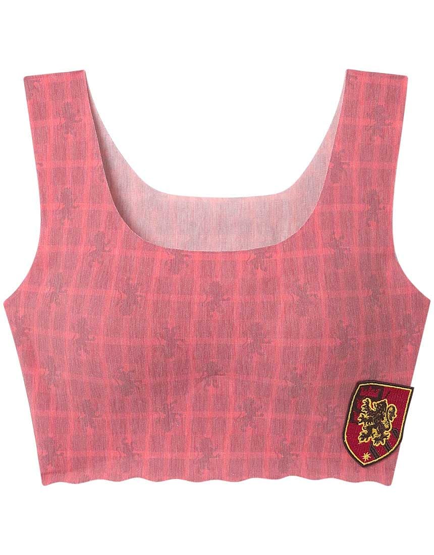 

Unnanacool Wireless Cotton Flat 3D Harry Potter Half-Top Bra, Blend, Finish, Silhouette, Collaboration, BUN728, Women s
