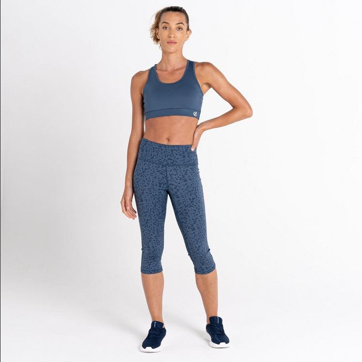 H4724 Dare2B Influential 3/4 Women'S 3/4 Sport Leggings Xxs