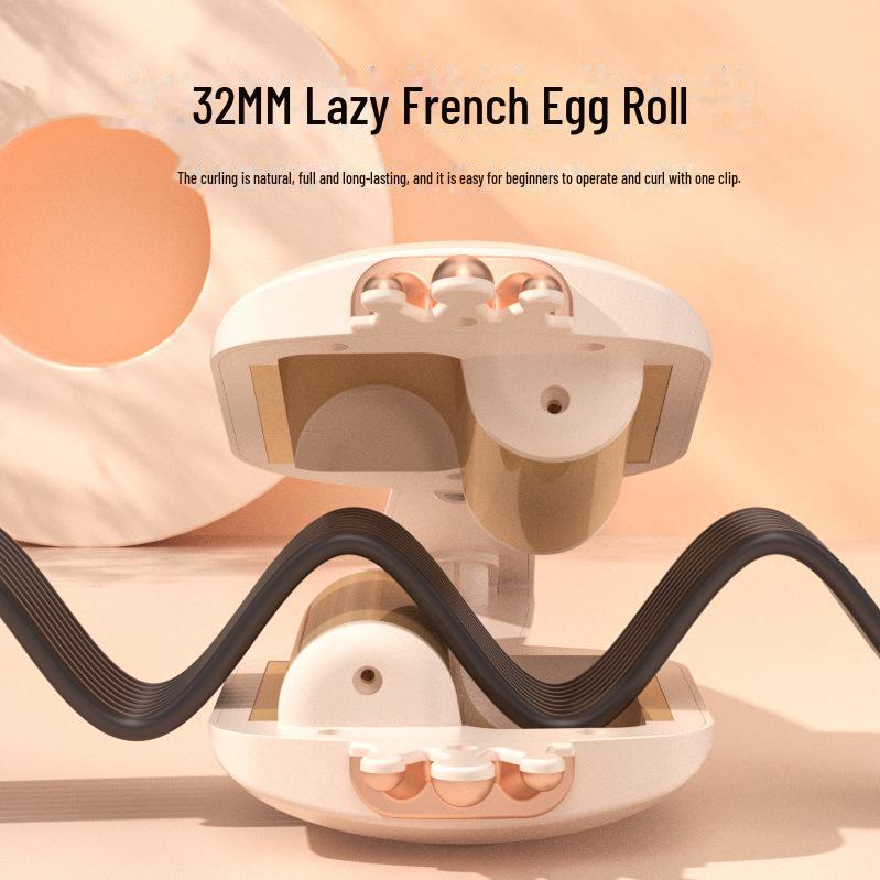 Cute Queen Egg Roll Curling Stick: Stylish, Convenient Hair Tool for Luxurious Curls.