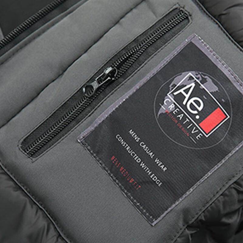 Pierre Cardin Men's Outdoor Hooded Padded Jacket