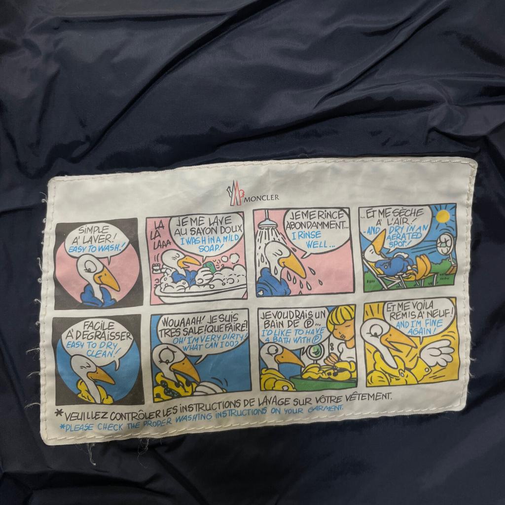 MONCLER [Excellent Condition/Domestically Authorized] FLAMMETTE Long Down coat 1 NavyUsed