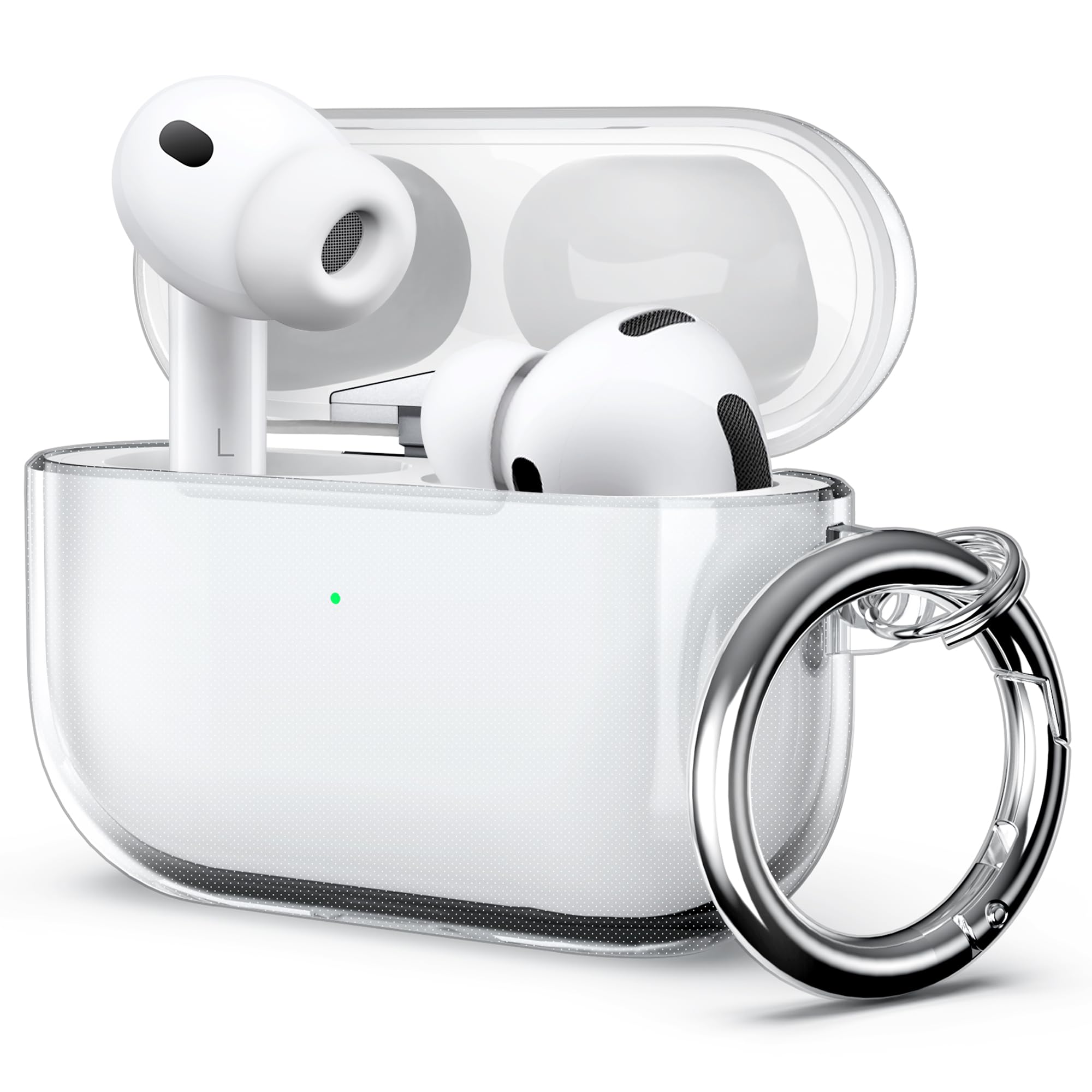 

Мягкий прозрачный чехол для новых AirPods Pro 3 с брелоком и набором для чистки Аксессуары Ударопрочный защитный для AirPods Pro 3-го поколения For Airpods Pro 3 чистый
