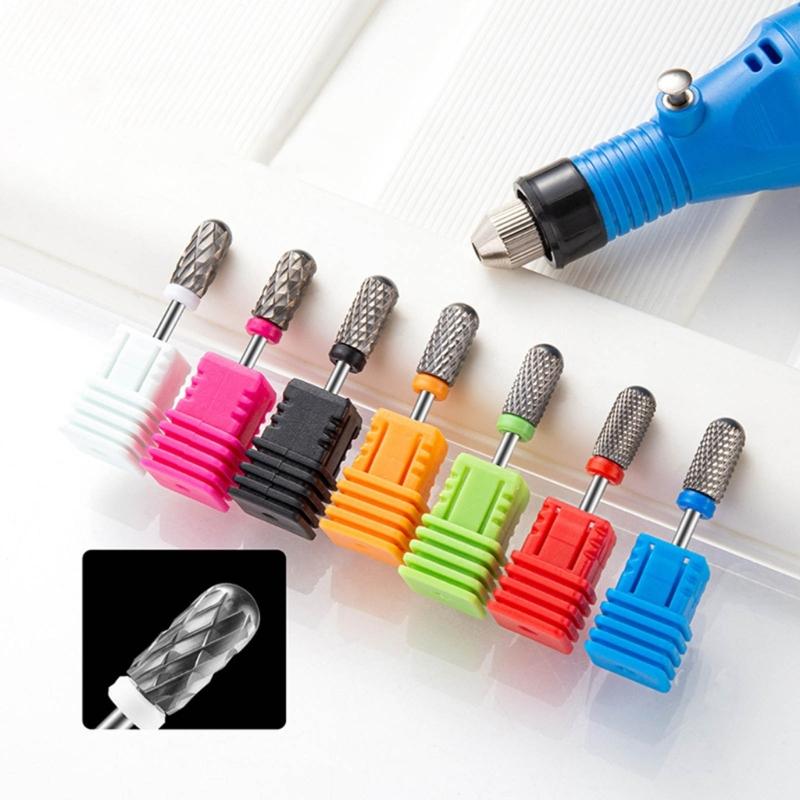 Nail Drill Bits,Steel Manicure Drill Bits Electric Pedicures Manicure Grinding Head for Nail Polishing,Nails Art Tools
