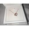 Used 4 Necklace Heart Pink Gold K10