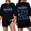 Crew Neck Short Sleeve T-Shirt For Music Festival, Freya Skye Stars Align Tour 2026 Casual Printed Women And Men T-shirt