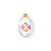 2 PCs 304 Stainless Steel Charms 18K Gold Plated Heart Printed Flower Cat Snail Tropical fish Pendants For DIY Necklace Making
