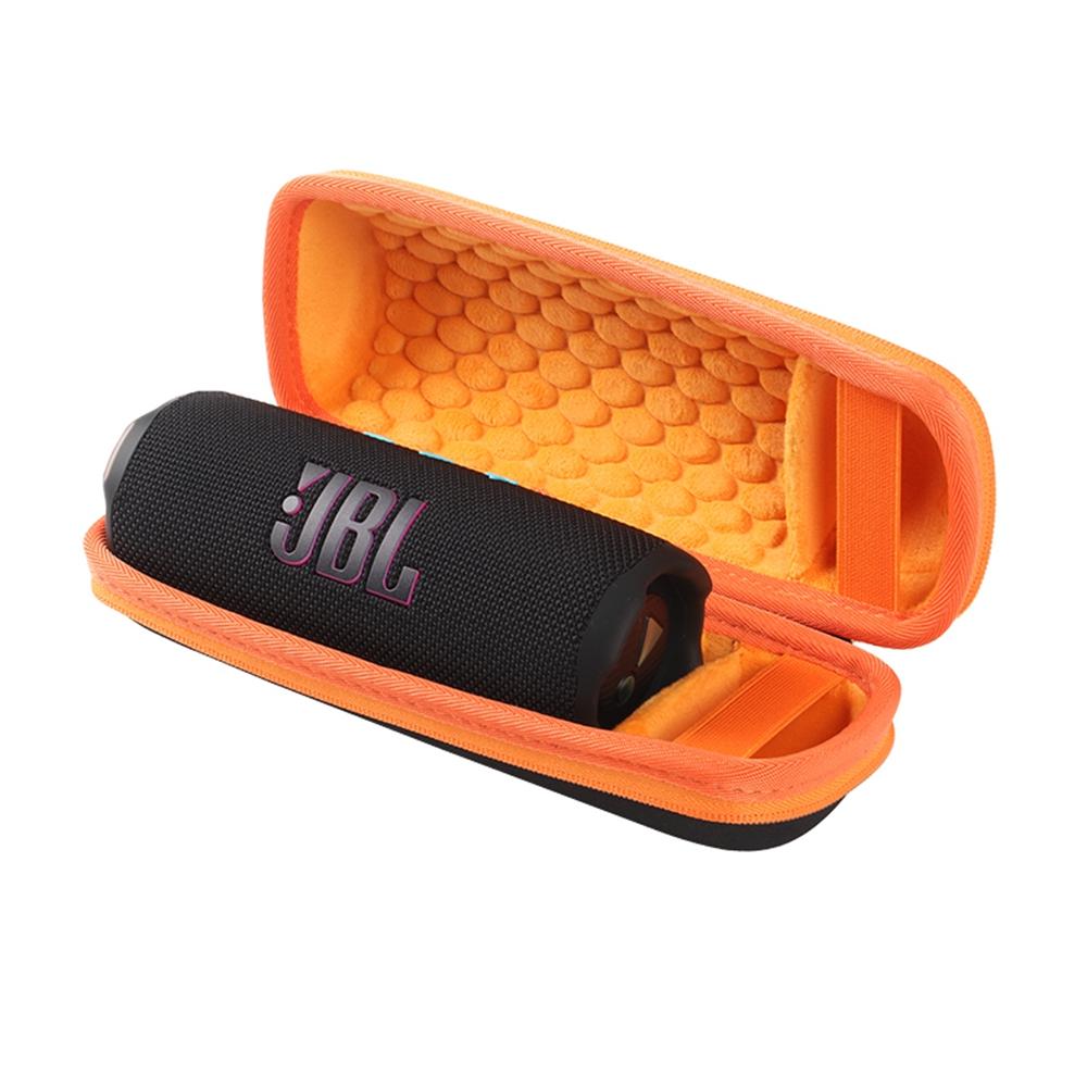 For JBL Flip 7/Flip 6/Flip 5 Speaker Case Shockproof Storage Bag with Carabiner and Shoulder Strap