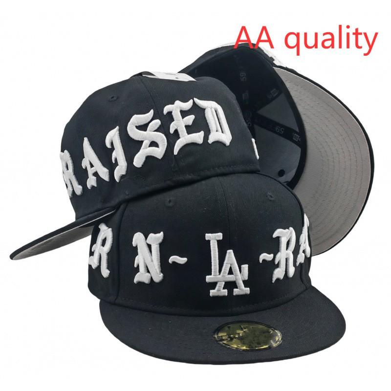 Unisex Embroidered AA Baseball Cap Flat Brim Street Style Adjustable Snapback Hat Men Women