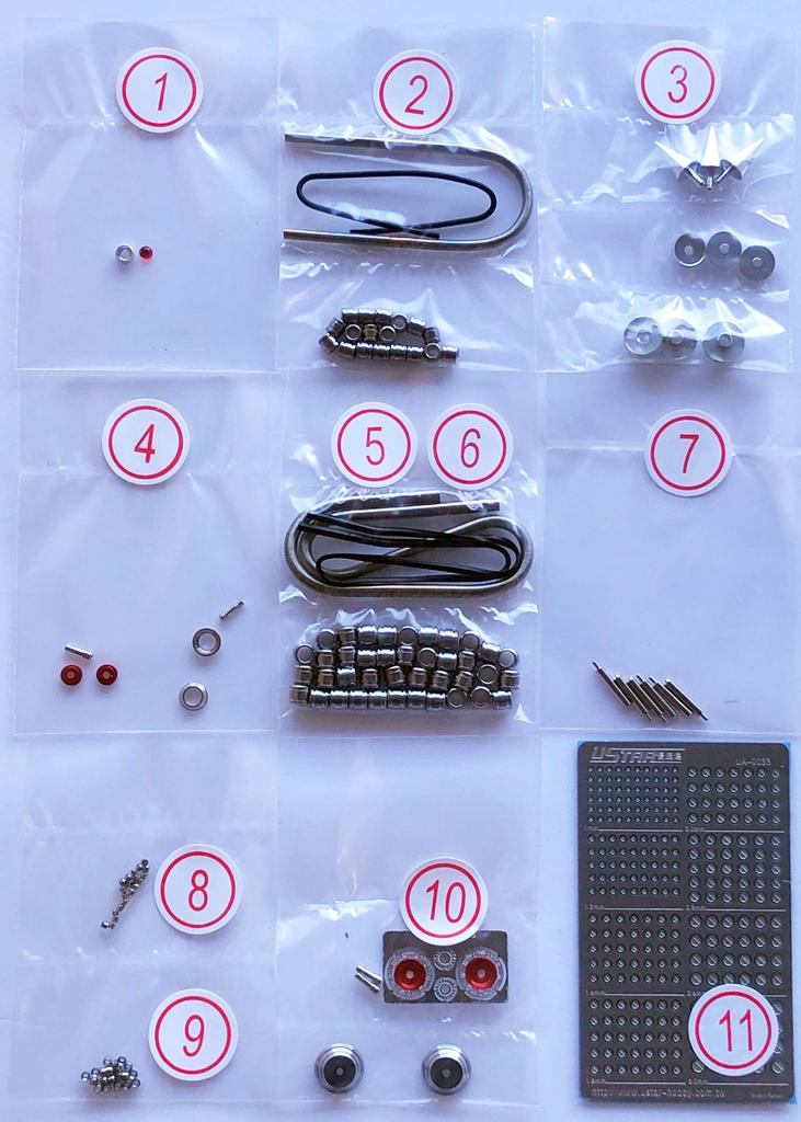 MG 1/100 Zaku II Ver.2.0 Metal Vernier Full Set with Stainless Steel Parts Deluxe Edition (MS-06J Zaku II, Silver + Red)