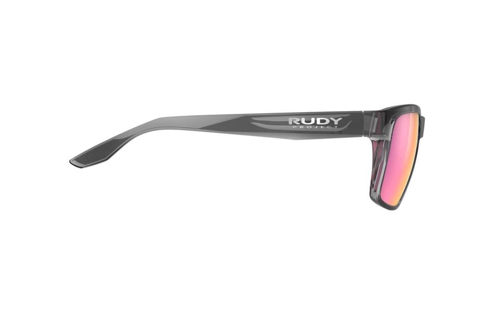 Sunglasses Spinhawk Edge Crystal Ash Gloss Frame Multi Laser Sunset Lens Lens 60mm [RUDYPROJECT] SP905233-0000 width