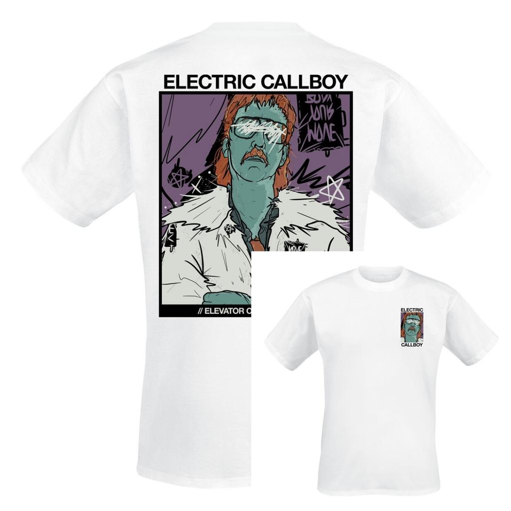 Vzácné Electric Callboy Bavlněné Kapelové Tričko Unisex Letní Krátký Rukáv Módní Značka Tričko Luxusní Ležérní Vintage