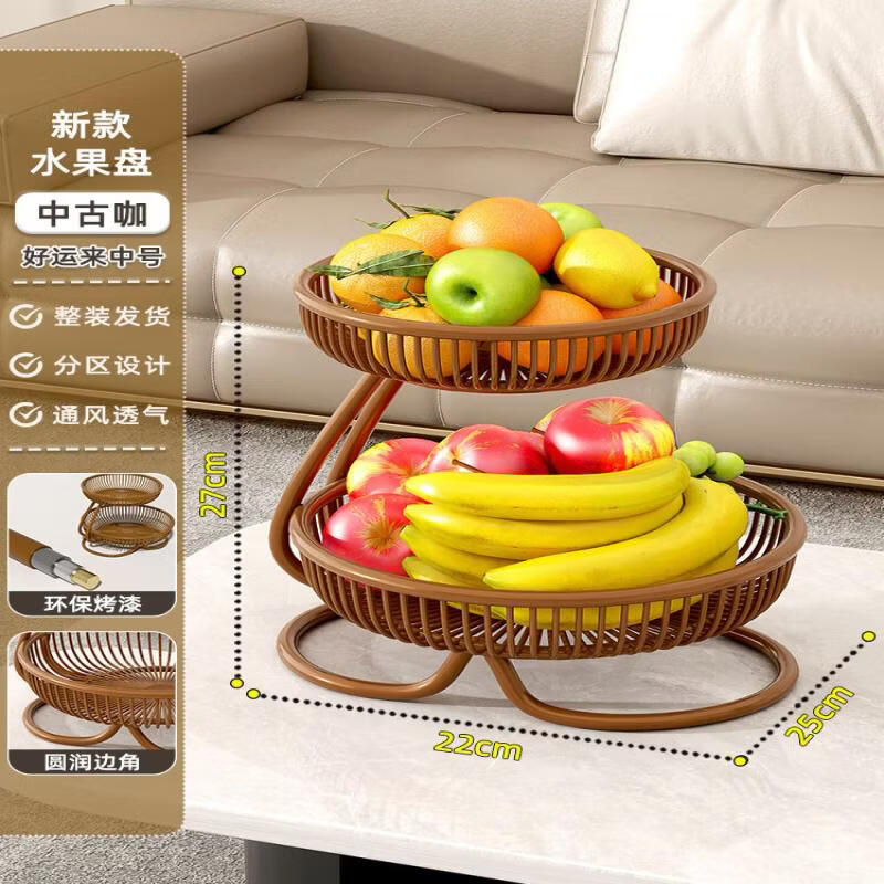 Melamine Decorative Fruit & Snack Plate