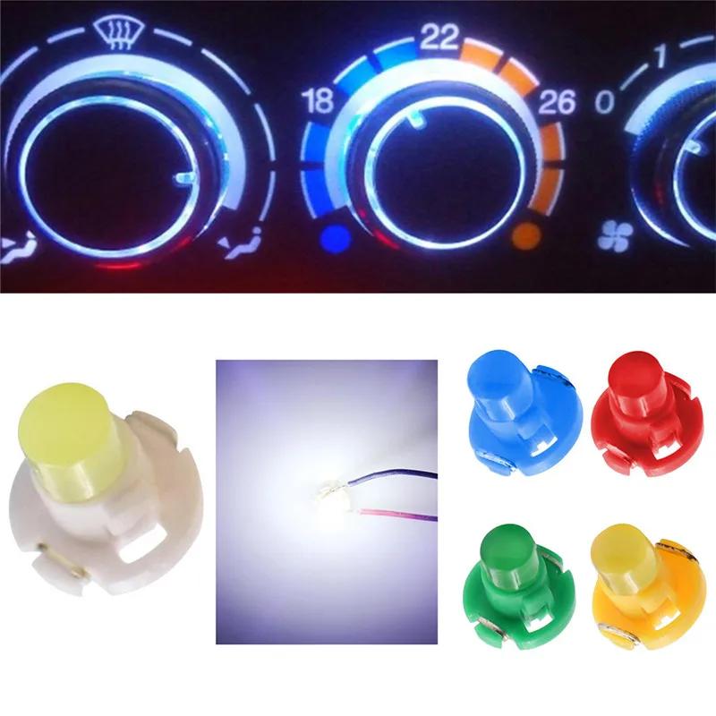 4Pcs New Bulb Car Light T3 3D COB LED Wedge Instrument Cluster Panel Lamp Gauge Dashboard Car Accessories LED Lights for Car