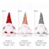 Sparkling Christmas Decoration With Lights Festive Rudolph Plush Doll For Holiday Cheer